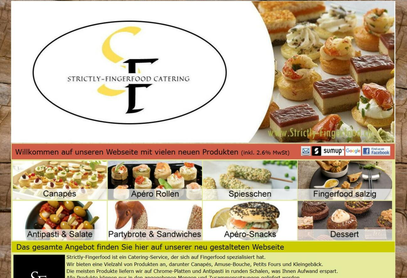 Strictly-Fingerfood ist ein Catering-Service