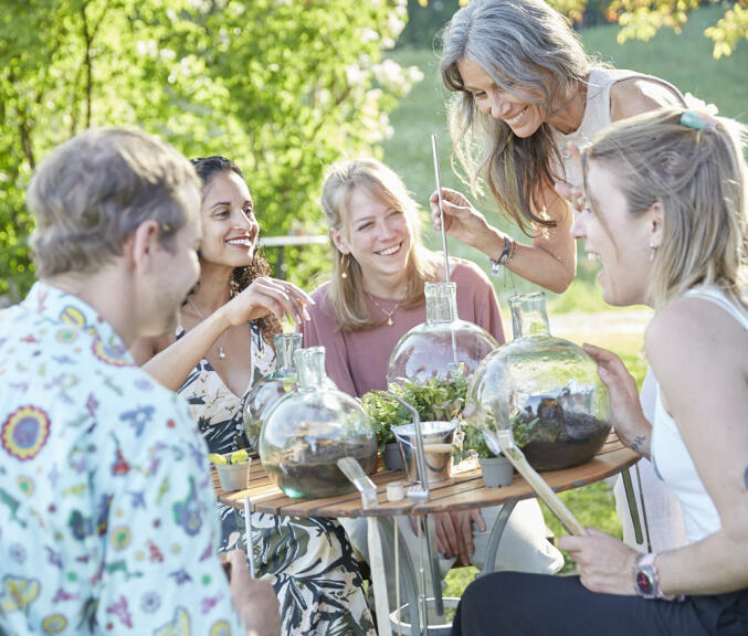 Bottle gardening workshop