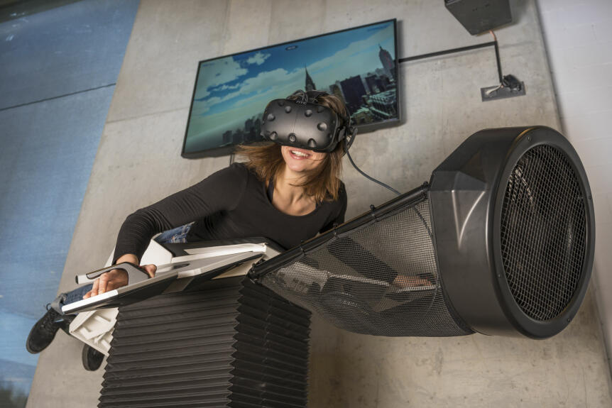 Indoor Skydiving im Windwerk
