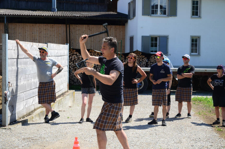 HighlandGames Troubles im Schottenrock