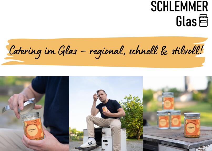 Catering mal anders: SCHLEMMERGläser für Firmen, Messen & Events
